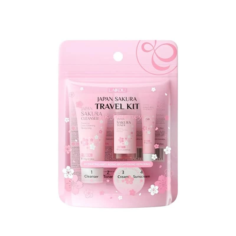 Laikou Japan Sakura Travel Kit 4pc