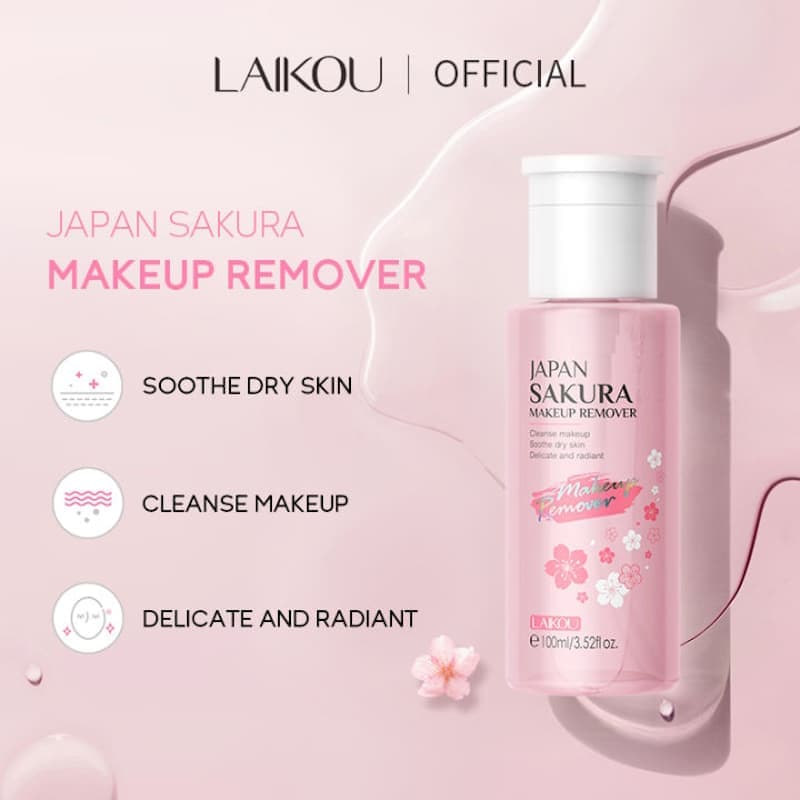 Laikou Japan Sakura Makeup Remover 100ml