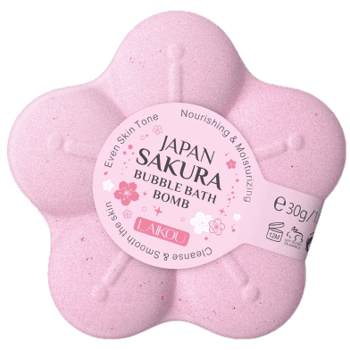 Laikou Japan Sakura Bubble Bath Bomb 30g