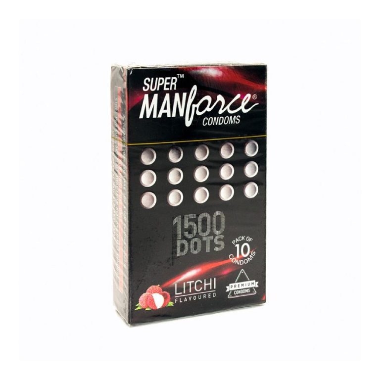 Manforce 1500 Dots Litchi Flavoured