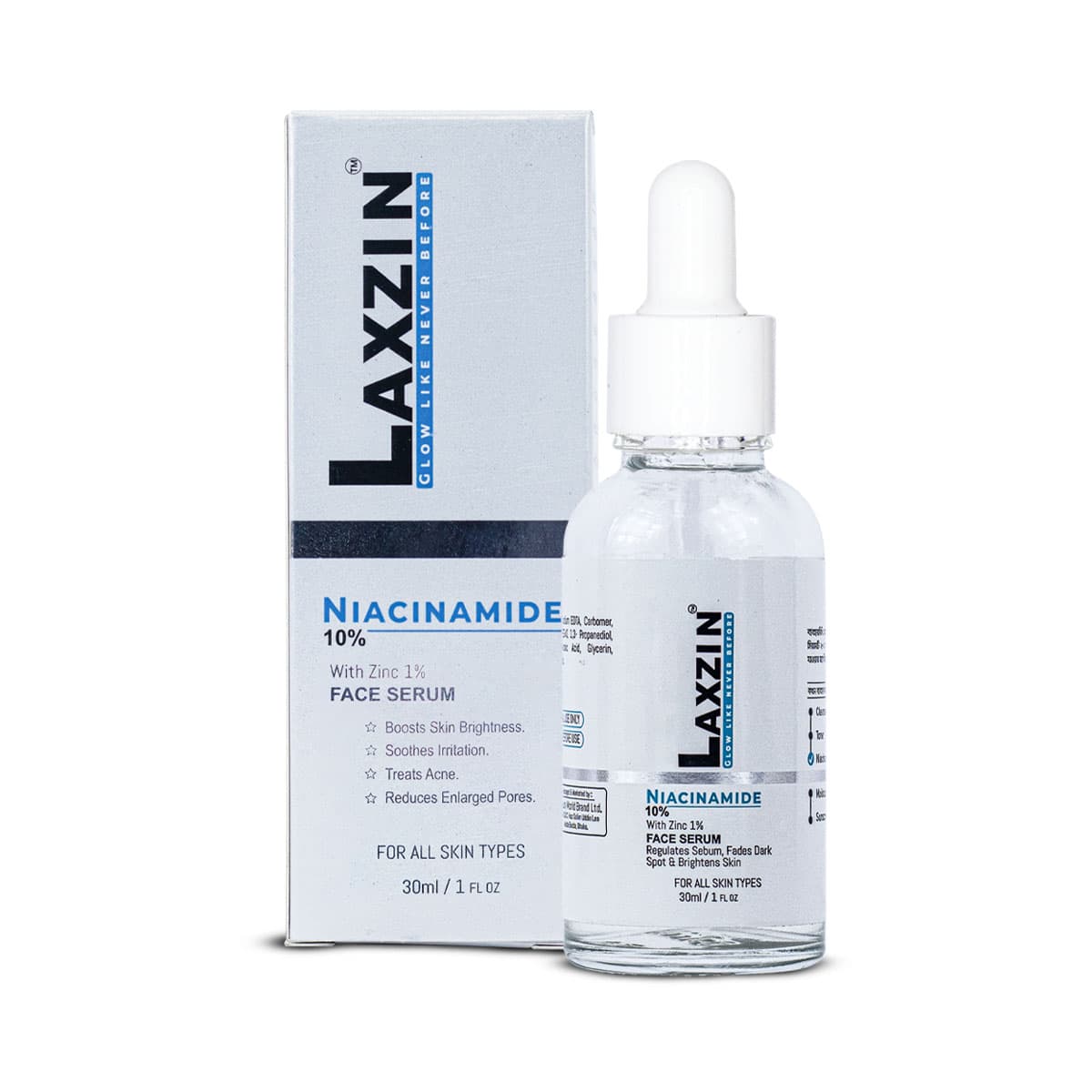 Laxzin Niacinamide 10% + Zinc 1% Face Serum 30ml