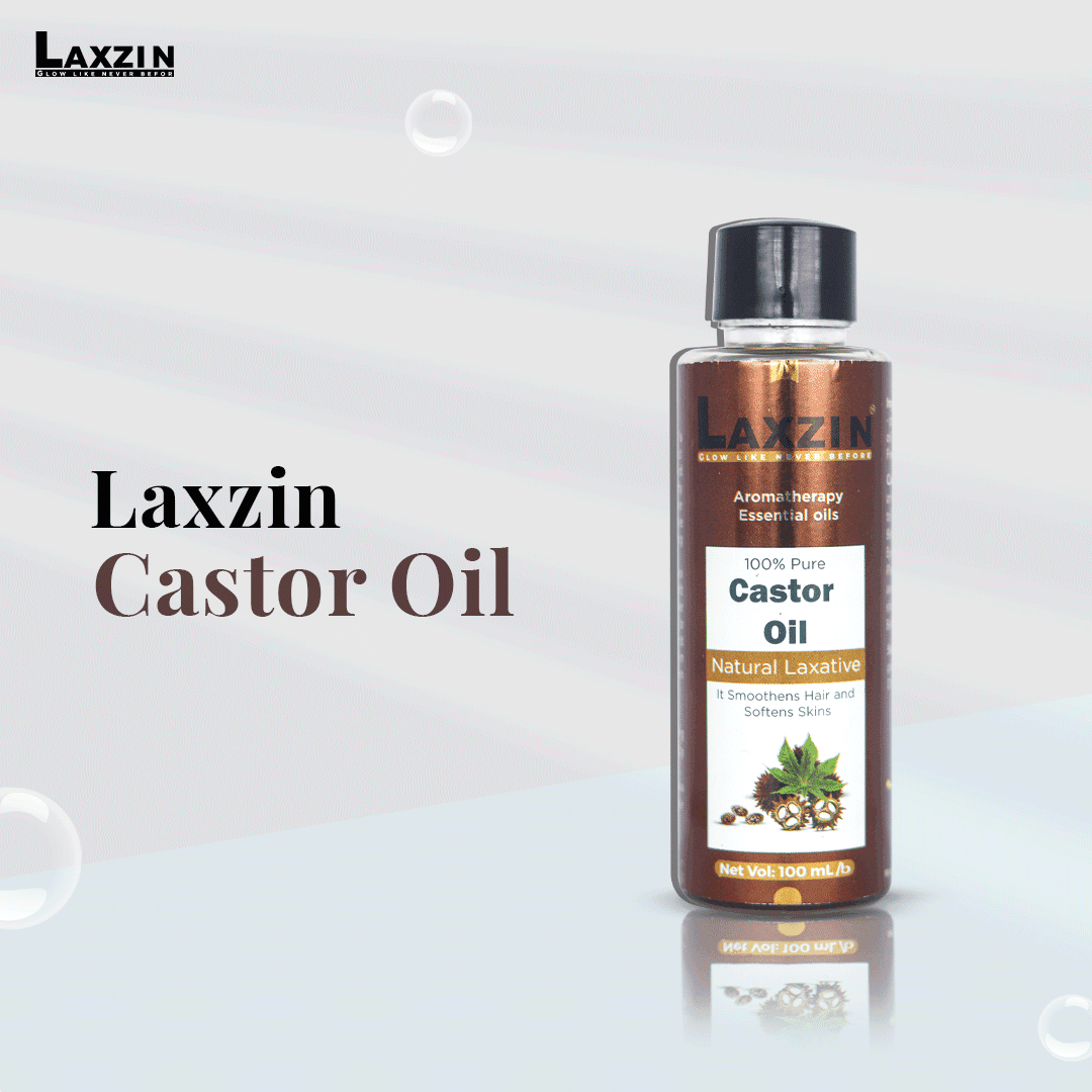 Laxzin 100% Pure Cold Pressed & Hexane Free castor Oil 100ml