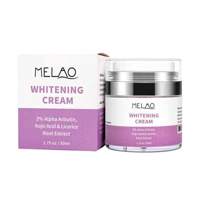 Melao Whitening Cream 2% Alpha Arbutin, Kojic Acid & Licorice Root Extract 50ml