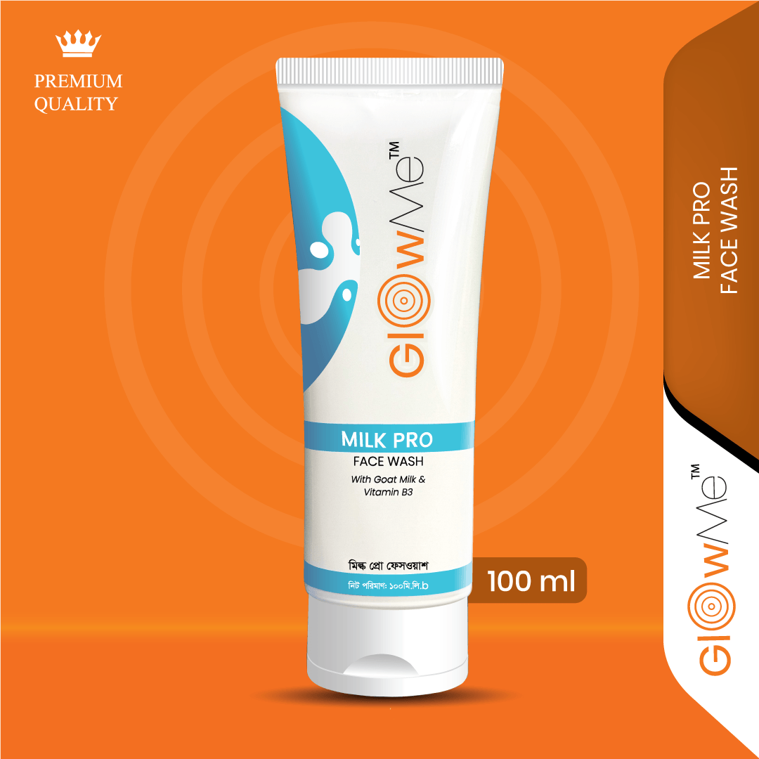 Glow Me Milk Pro Face Wash with Goat Milk & Vitamin B3 100ml