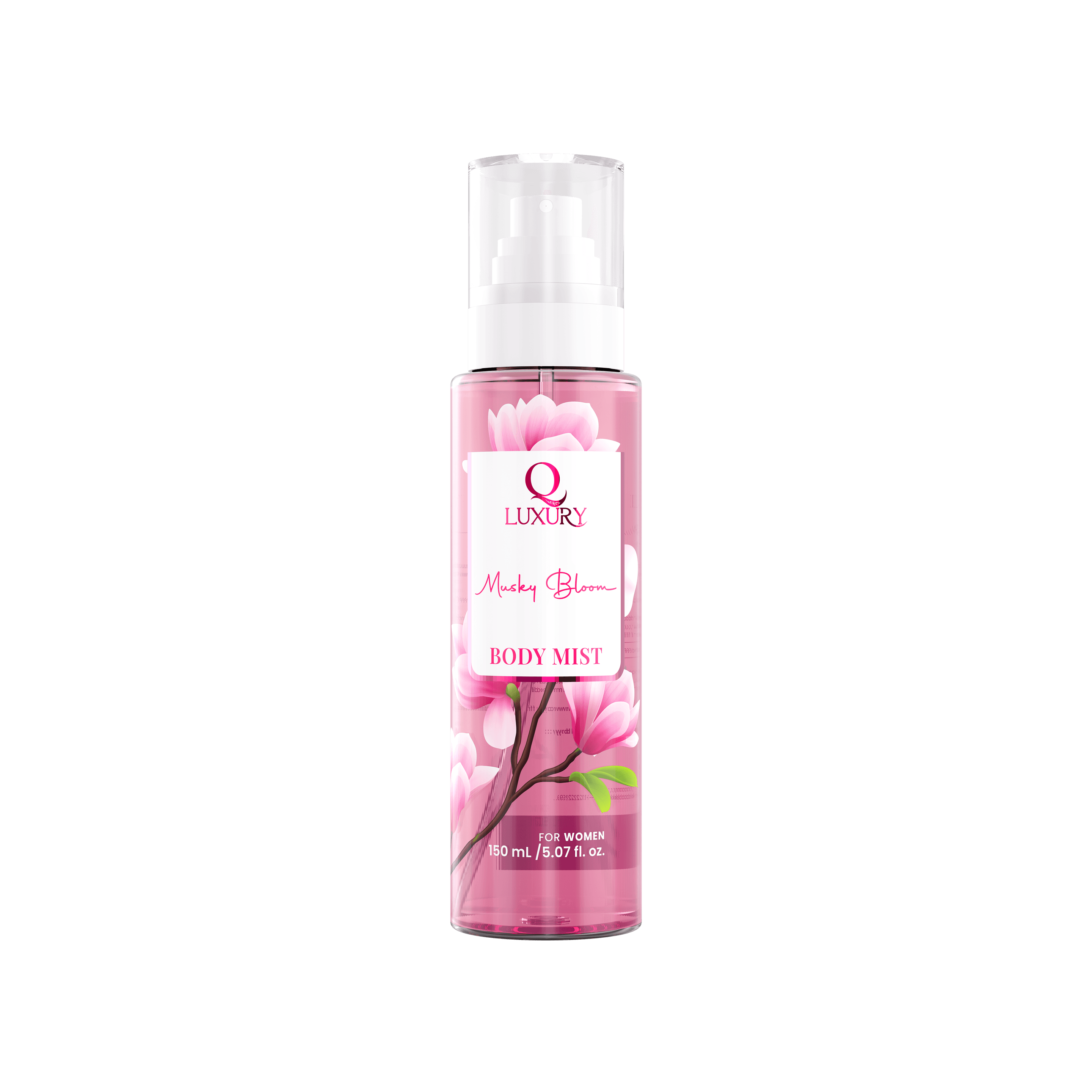 Q Luxury Musky Bloom Body Mist For Women 150ml