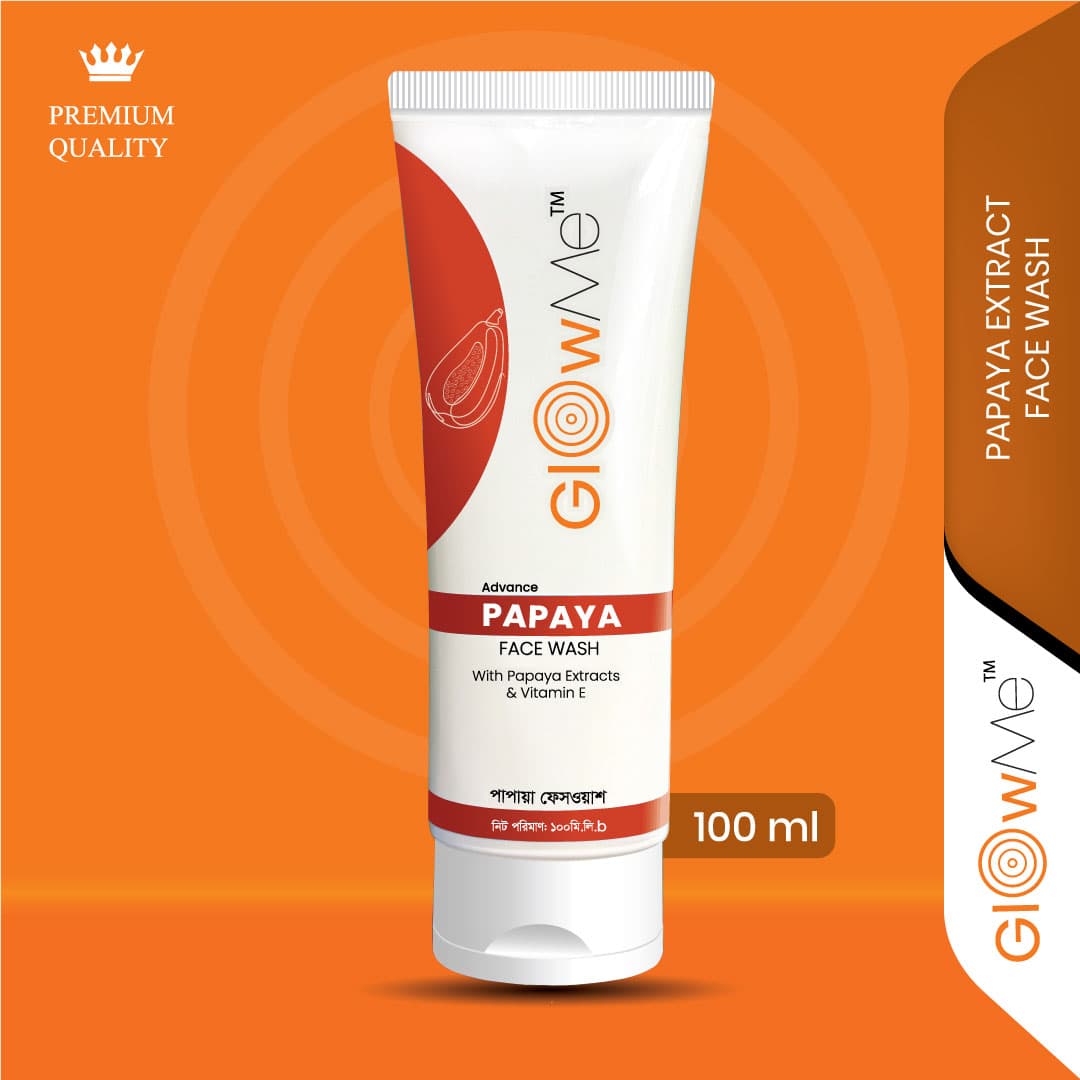 Glow Me Papaya Extract Face Wash with Vitamin E 100ml
