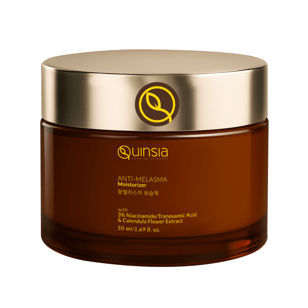 Quinsia Anti-Melasma Moisturizer with 3% Niacinamide/ Tranexamic Acid & Calendula Flower Extract 50ml