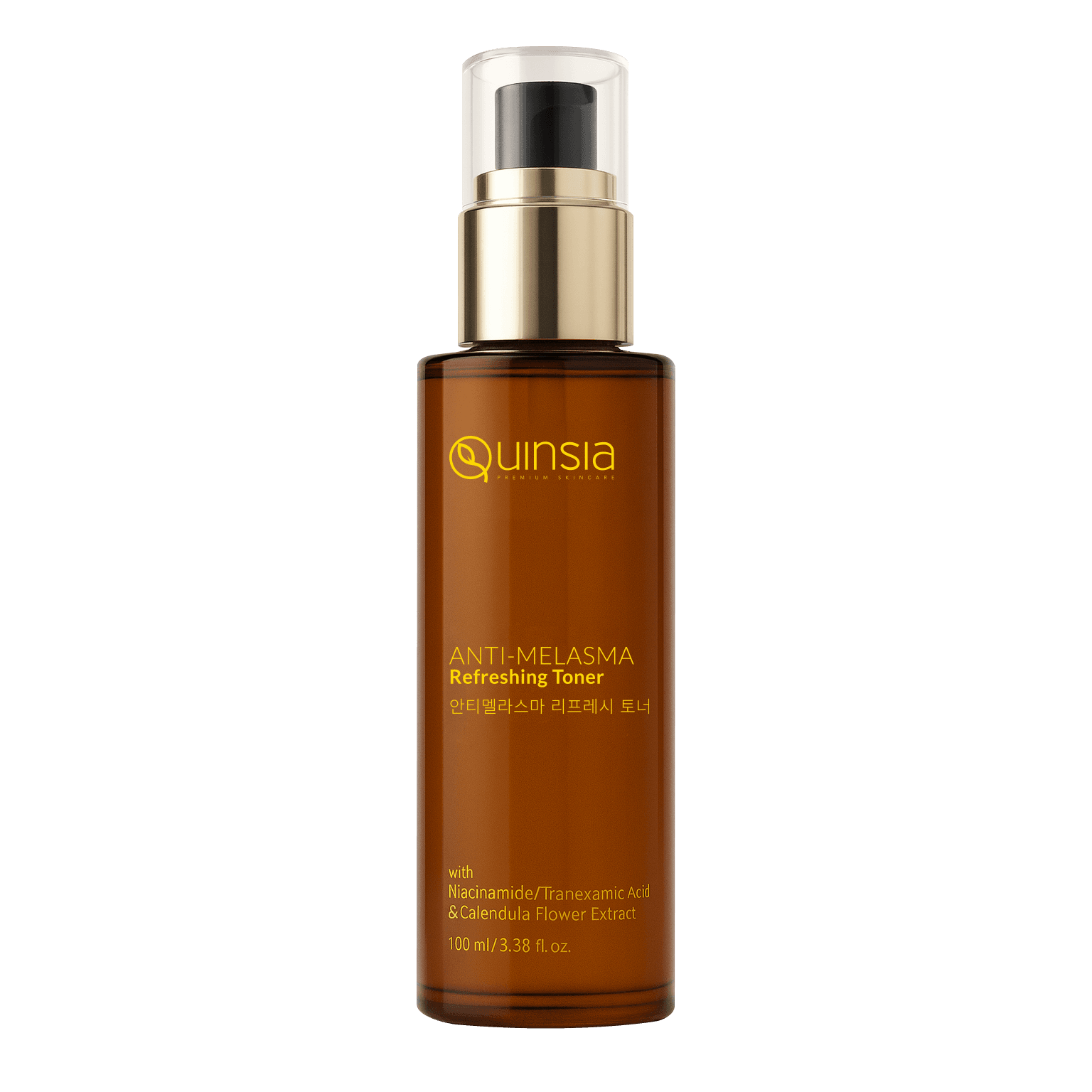 Quinsia Anti-Melasma Refreshing Toner with Niacinamide/ Tranexamic Acid & Calendula Flower Extract 100ml