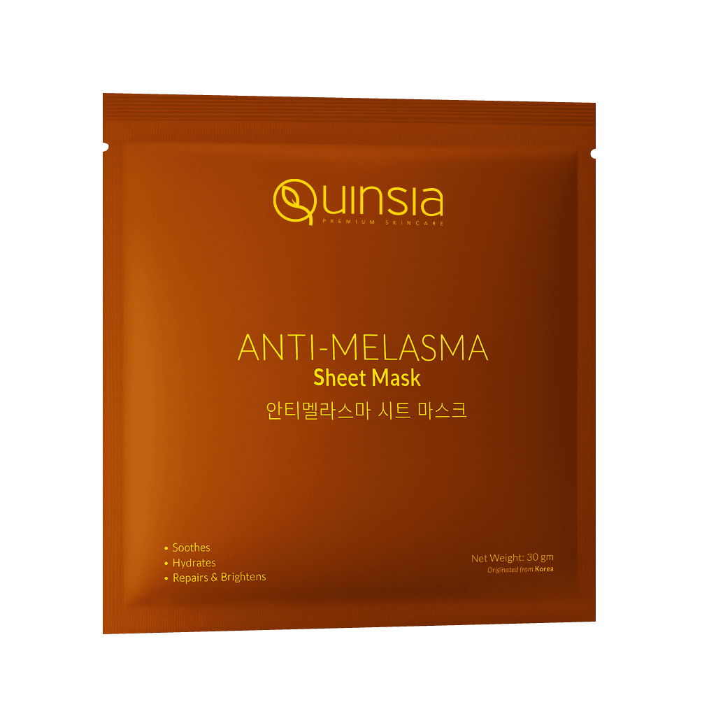 Quinsia Anti-Melasma Sheet Mask for Skin Repair & Brightening 30g