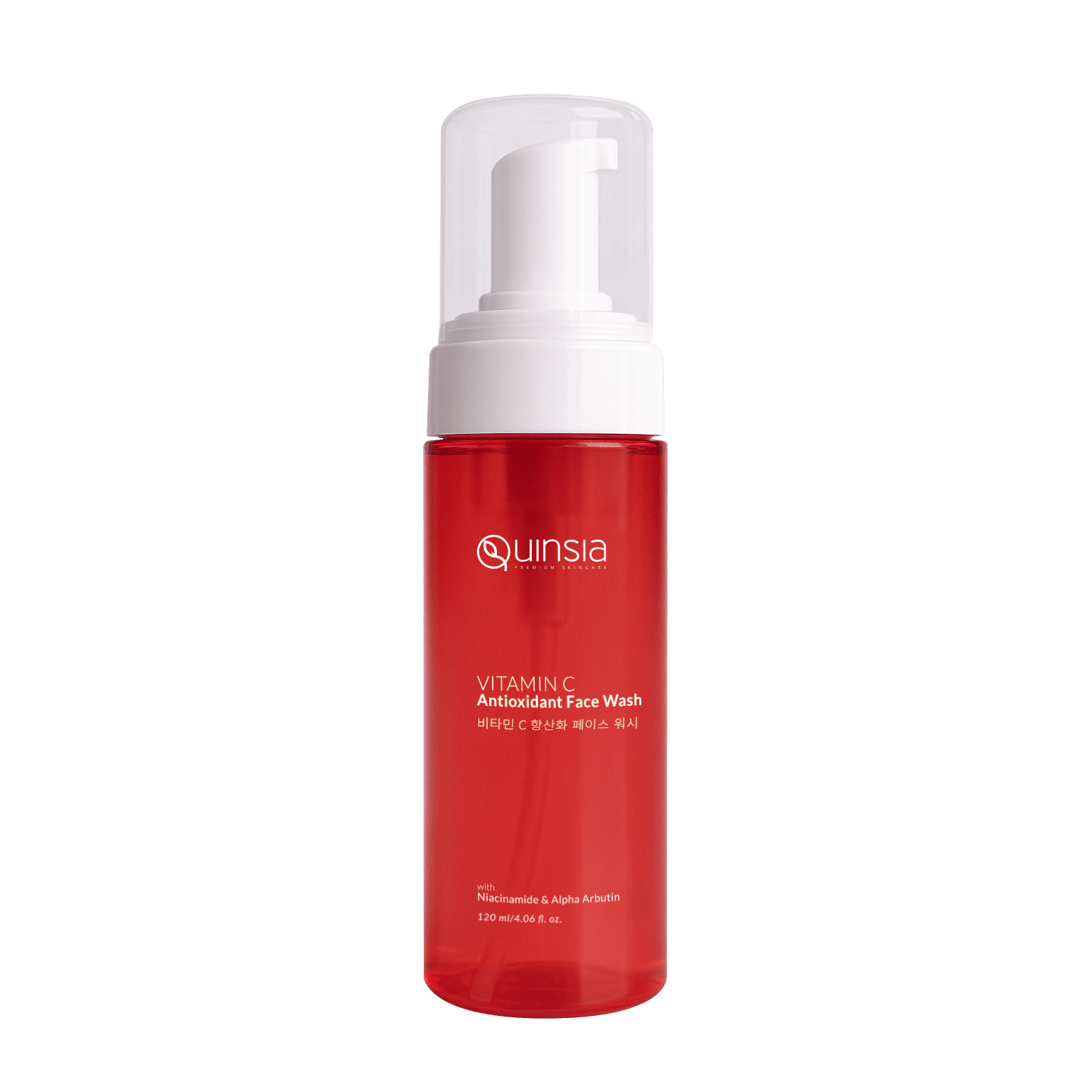 Quinsia Vitamin C Antioxidant Face Wash with Niacinamide & Alpha Arbutin 120ml