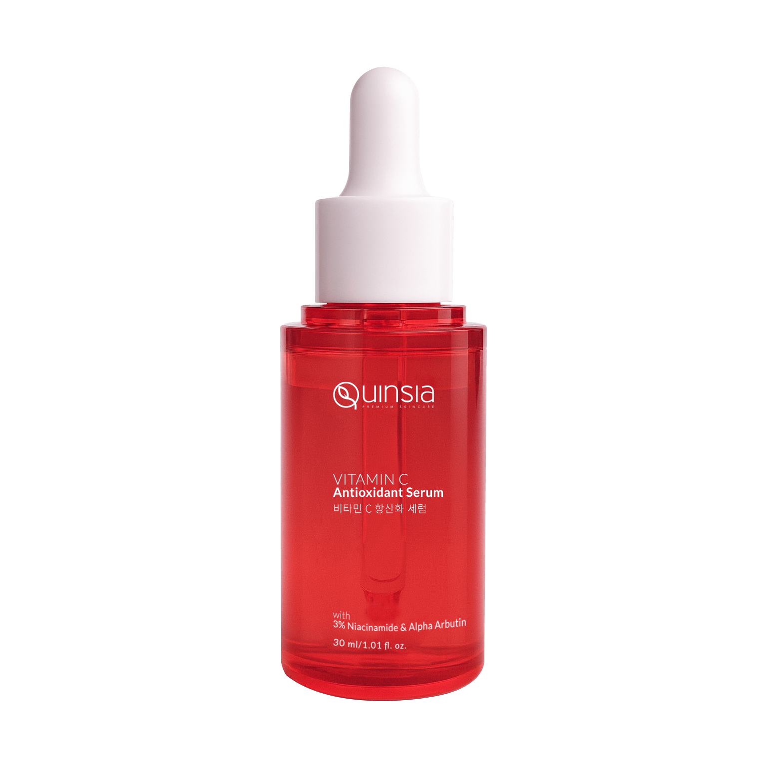 Quinsia Vitamin C Antioxidant Serum with 3% Niacinamide and Alpha Arbutin 30ml