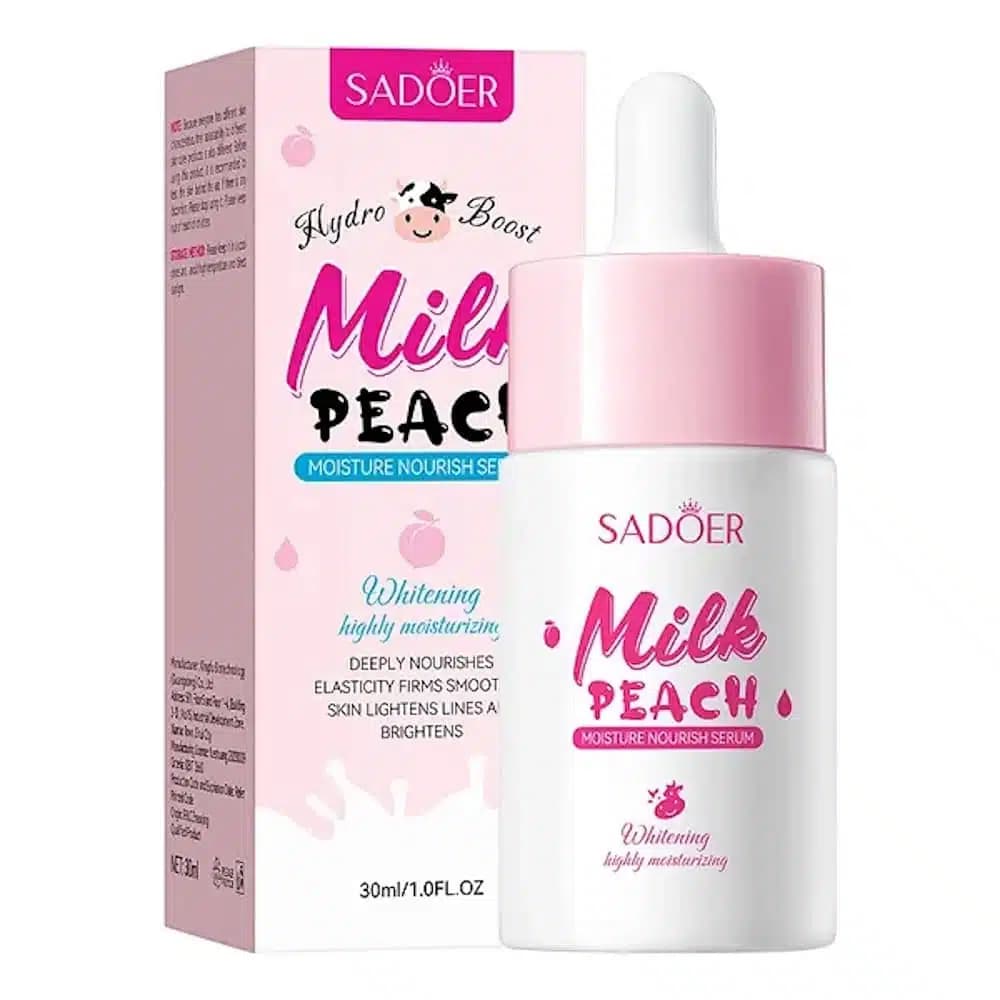 Sadoer Hydro Boost Milk Peach Serum for Nourishing & Whitening Skin 30ml