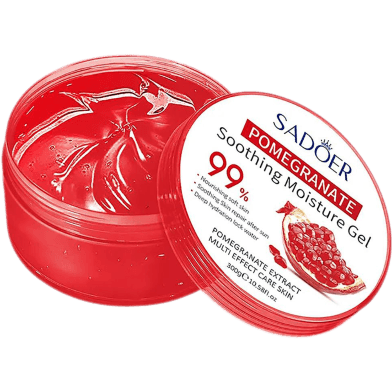 Sadoer Pomegranate Soothing Moisture Gel 99% for Repairing & Deep Hydrating Skin 300g