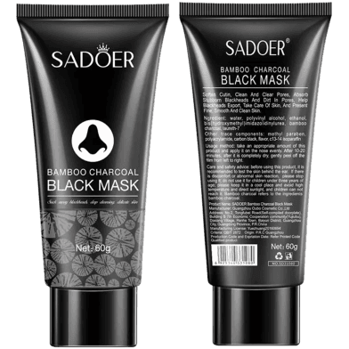 Sadoer Bamboo Charcoal Black Mask for Cleaning Pores 60g
