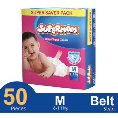 SuperMom Baby Diaper ( belt system)