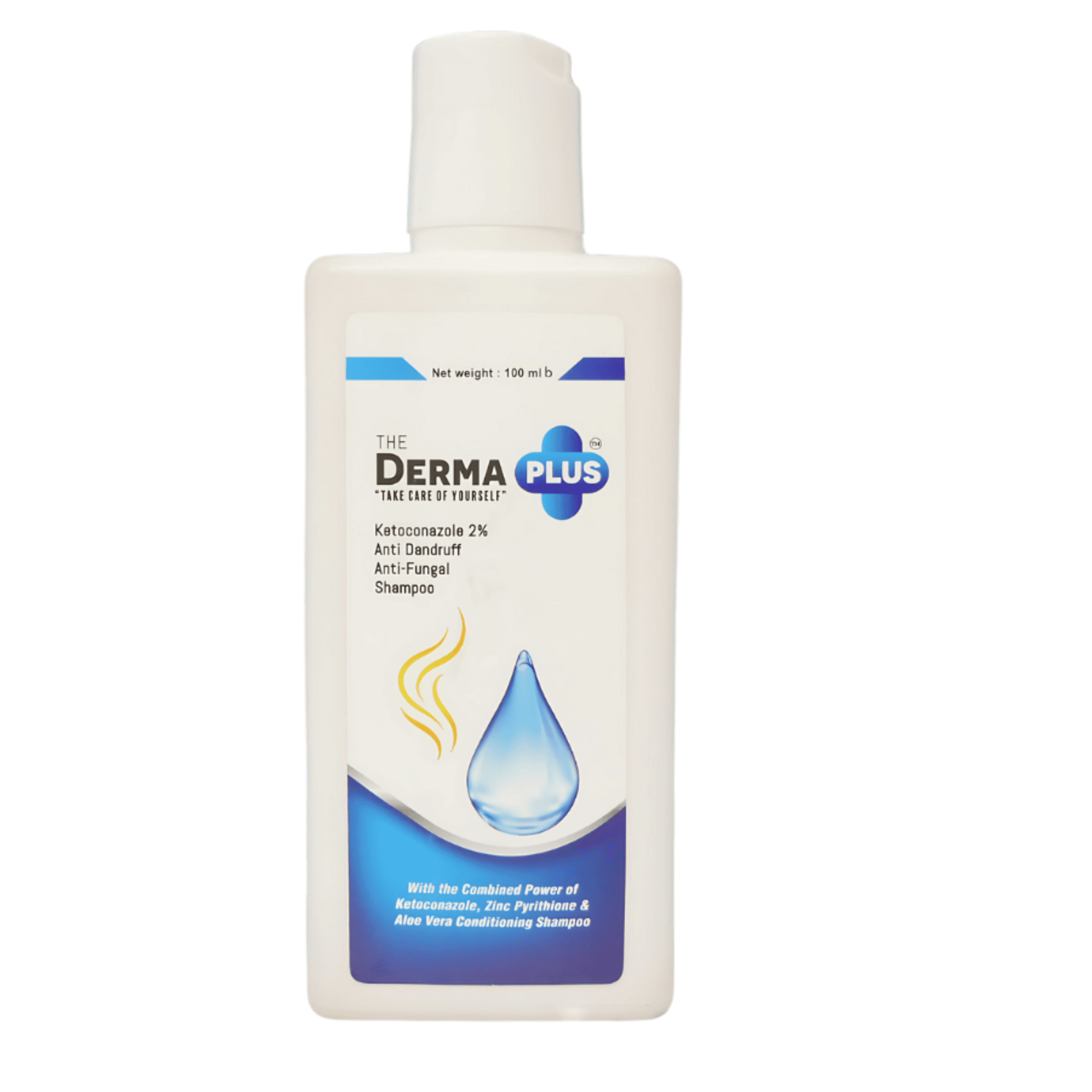 The Derma Plus Ketoconazole 2% Anti Dandruff & Anti Fungal Shampoo 100ml