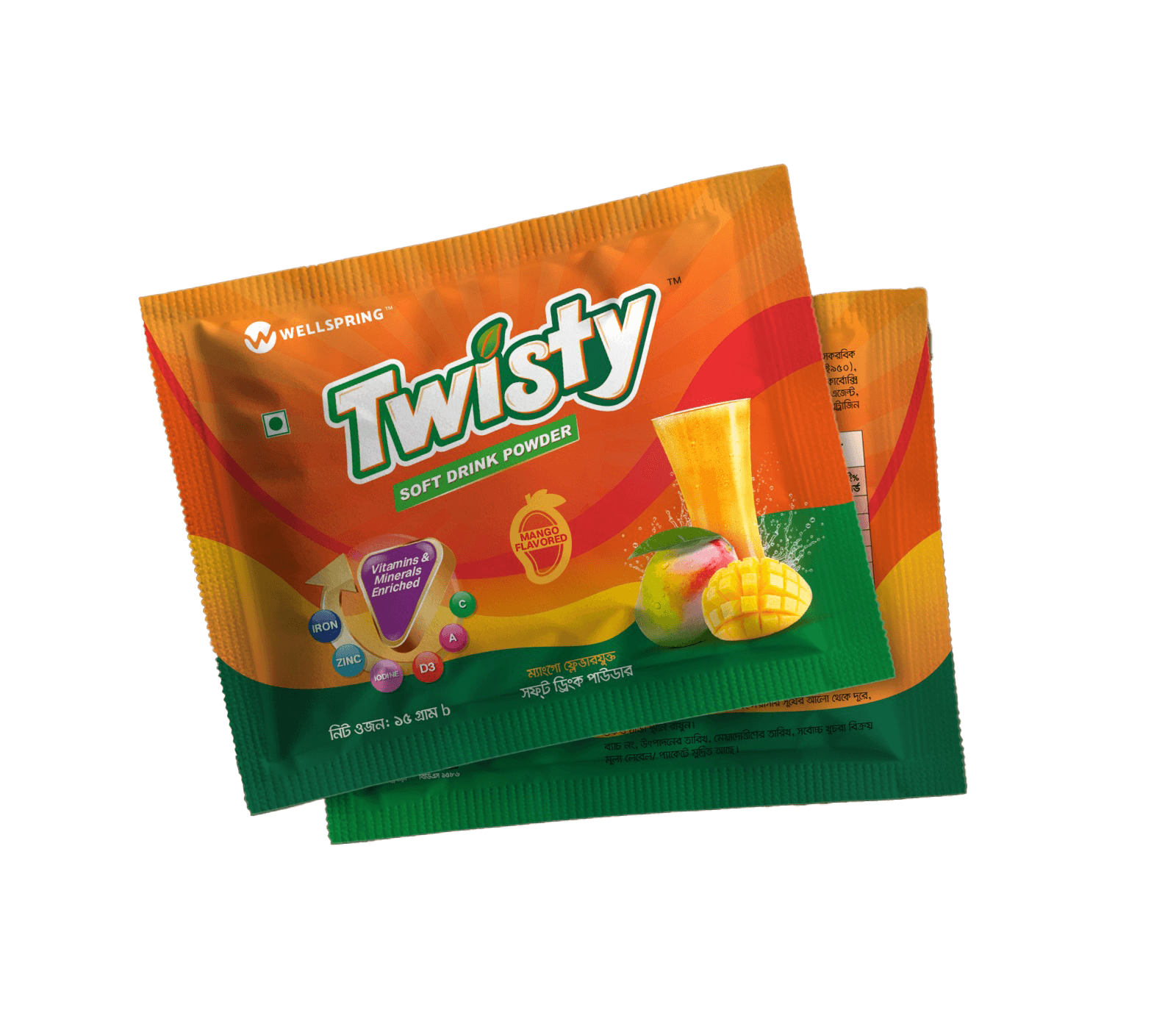 Twisty Soft Drink Mango Flavour