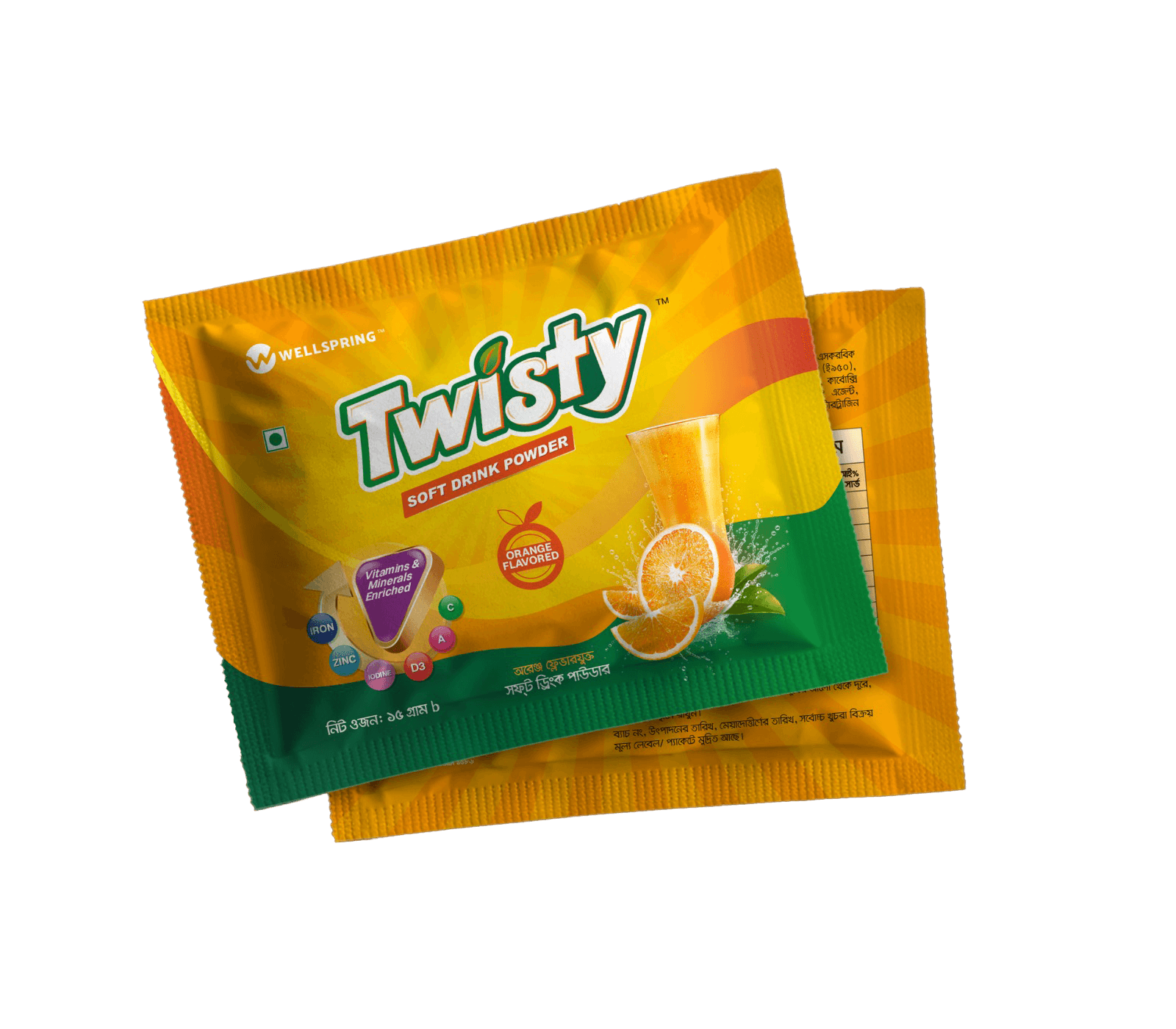 Twisty Soft Drink Orange Flavour