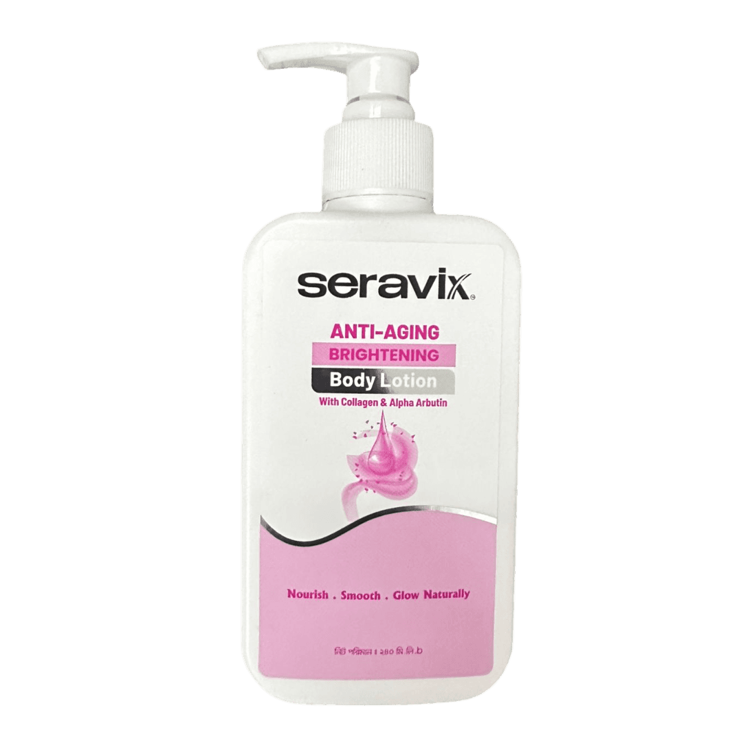 Seravix Anti Aging Brightening Body Lotion With Collagen & Alpha Arbutin 240ml