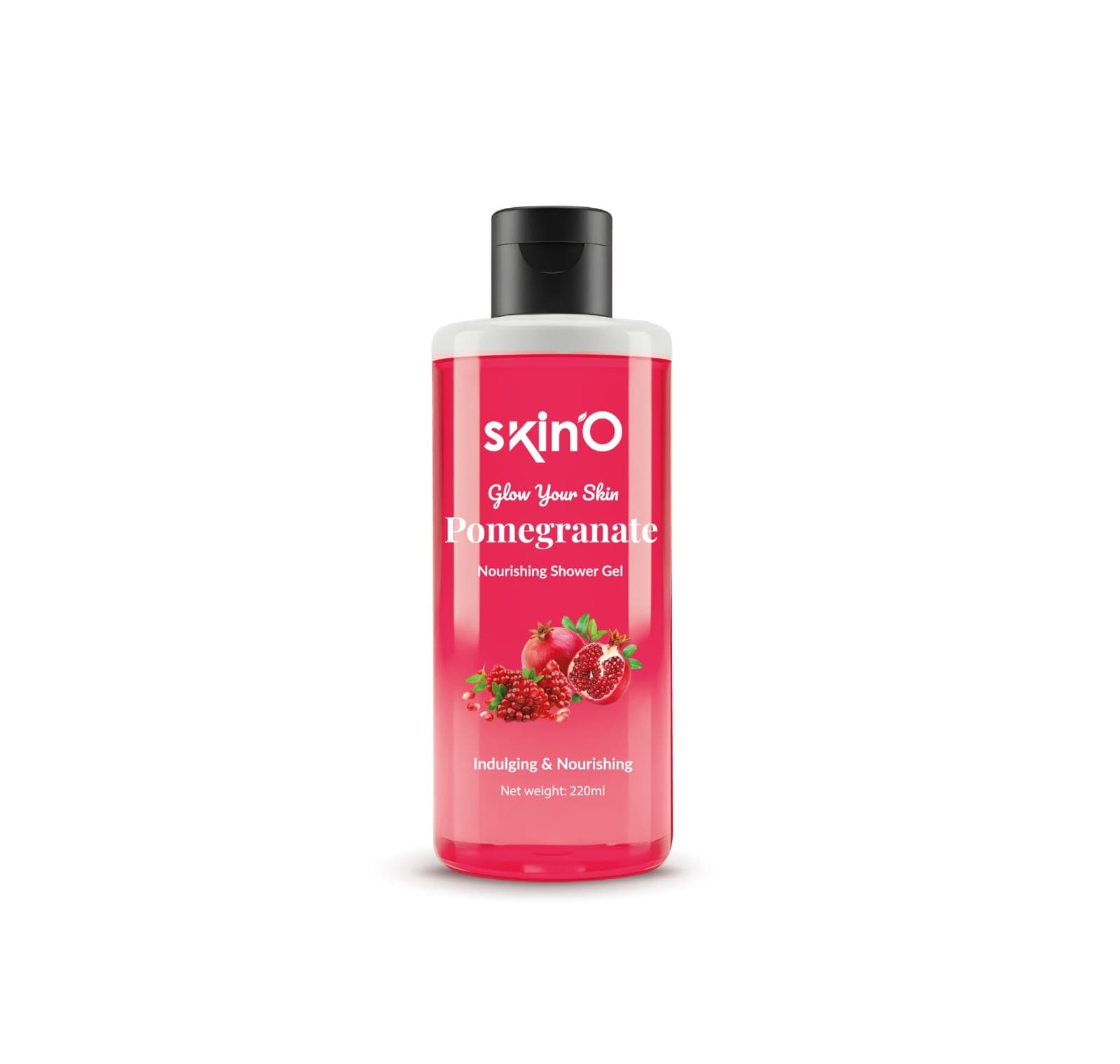 SkinO Glow Your Skin Pomegranate Nourishing Shower Gel 220ml