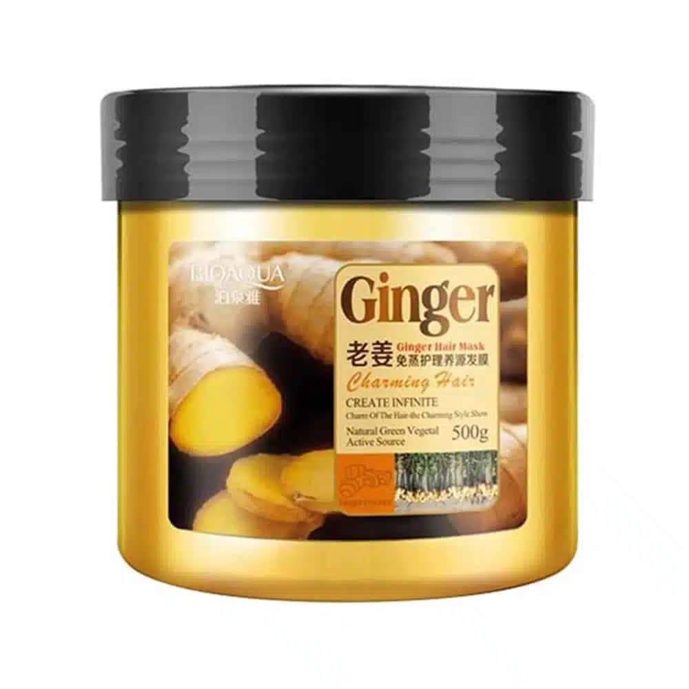 Bioaqua Ginger Hair Mask for Hair Growth & Repairing Hair Breakage 500g