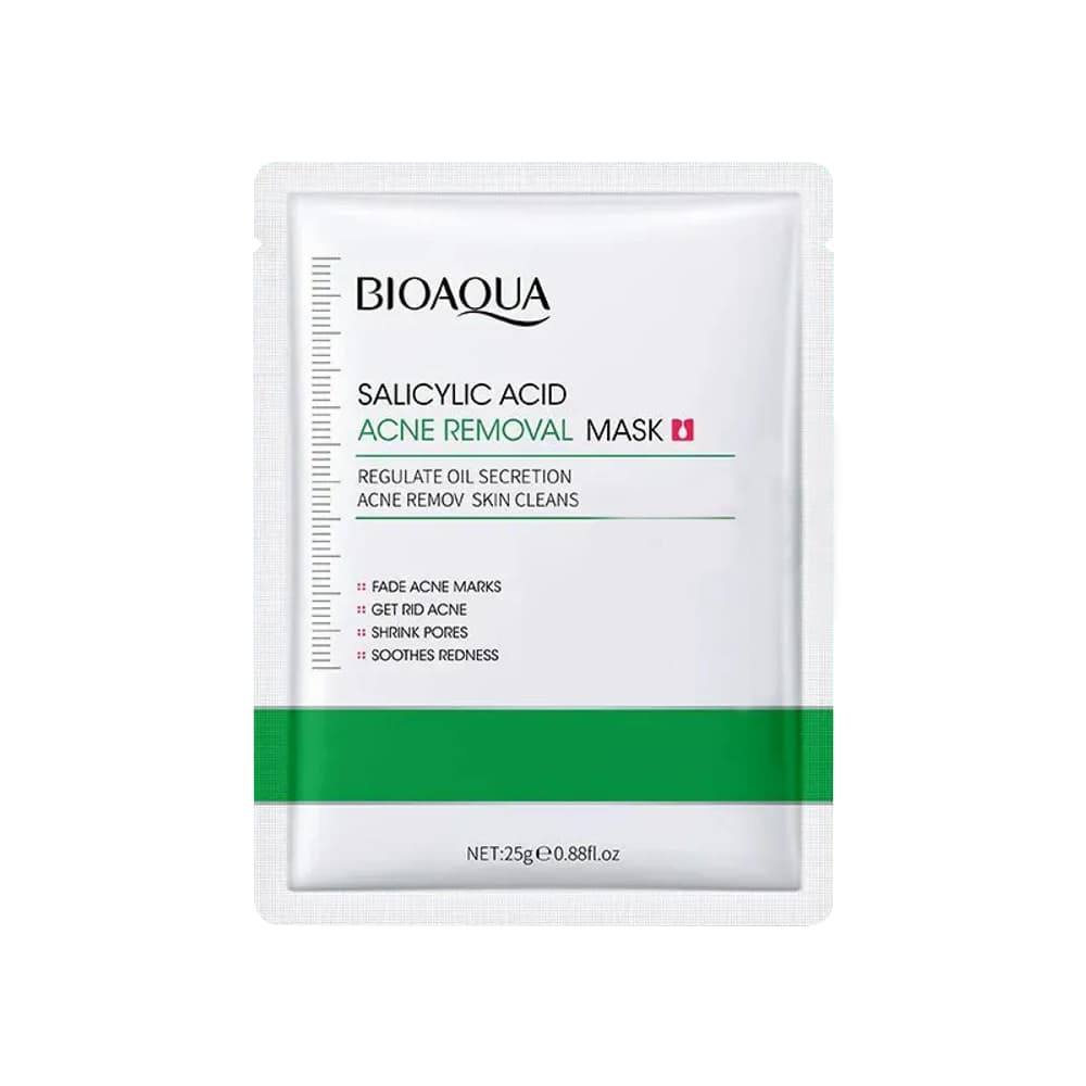 Bioaqua Salicylic Acid Acne Removal Sheet Mask for Oily Skin 25g