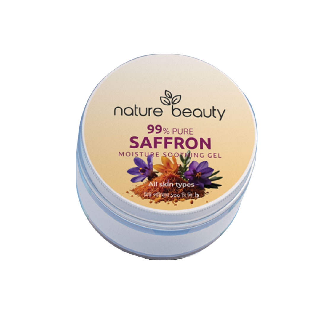 Nature Beauty Saffron Moisture Soothing Gel for Softer Skin & Even Tone 130ml