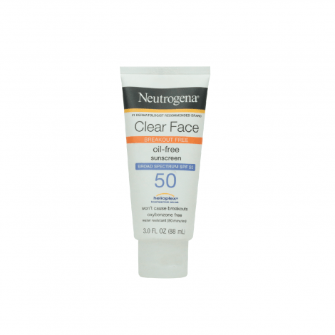 Neutrogena Clear Face Sunscreen SPF 50 88ml