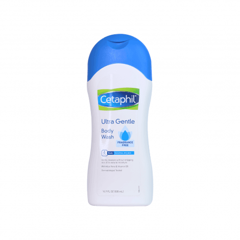 Cetaphil Ultra Gentle Body Wash Fragrance free For Sensitive & Dry Skin - 500ml