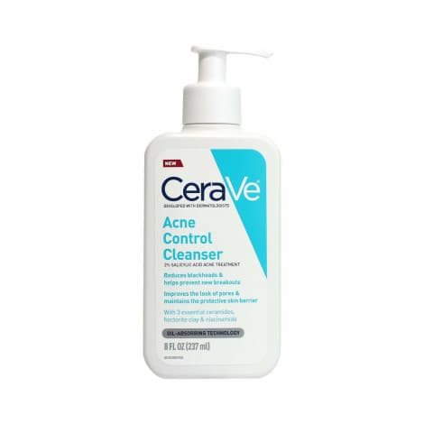 Cerave Acne Control Cleanser 2% Salicylic Acid Acne Treatment 237ml