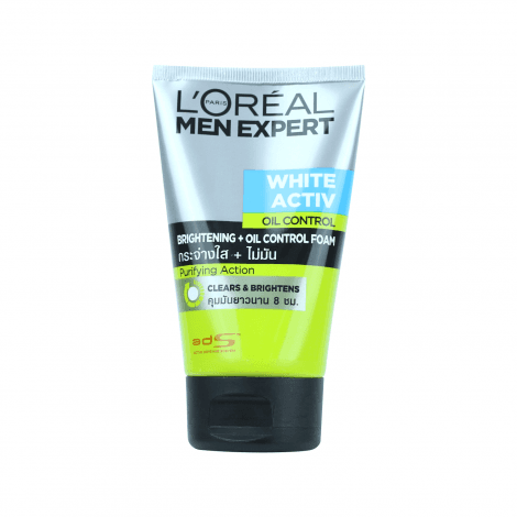 Loreal Men Expert White Activ Brightening Plus Oil Control Foam 100ml