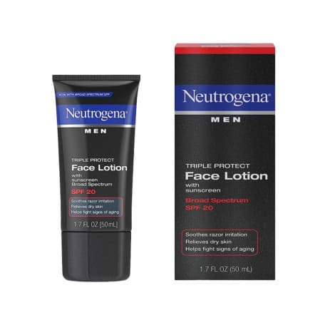 Neutrogena Men Triple Protect Face Lotion Sunscreen SPF 20 50ml