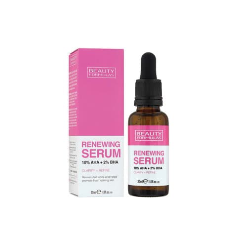 Beauty Formulas Renewing 10% AHA+2% BHA Serum 30ml