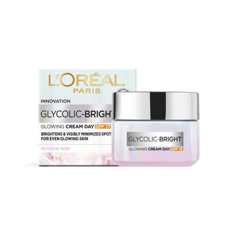 Loreal Glycolic Bright Glowing Day Cream SPF17 50ml