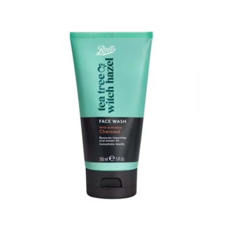 Boots Tea Tree & Witch Hazel Charcoal Face Wash 150ml