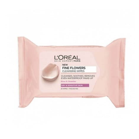 LO'real Fine Flowers Dry to Sensitive Cleansing Wipes