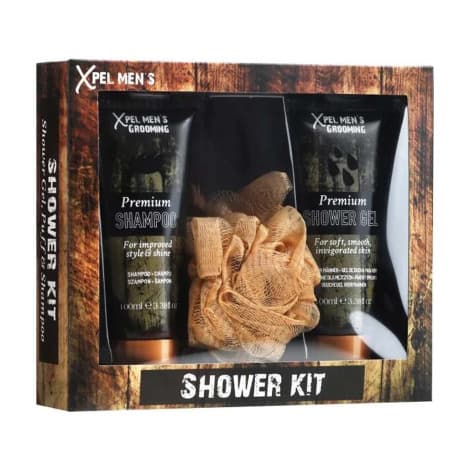 Xpel Men's Grooming Shower Kit Gift Set