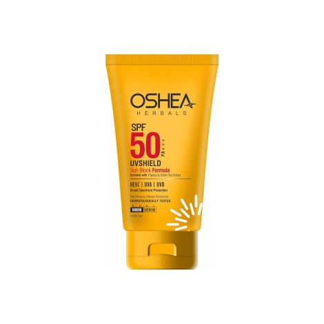 Oshea Herbals UV Shield Sun Block Formula SPF50 PA+++ 120g