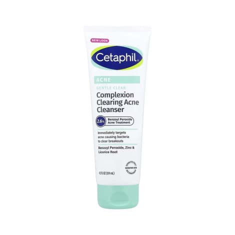 Cetaphil Gentle Clear Complexion Clearing Acne Cleanser 124ml