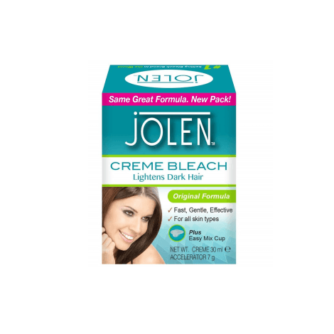 Jolen Creme Bleach Lightens Dark Hair Original Formula 30ml