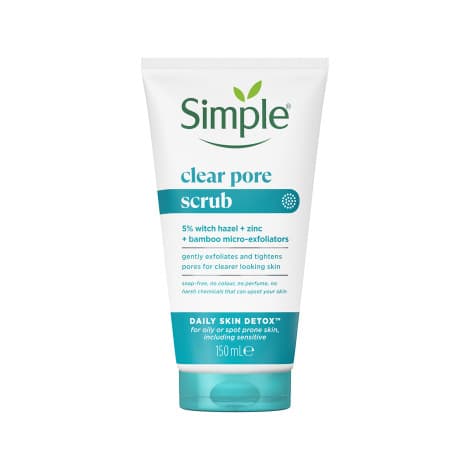 Simple Daily Skin Clear Pore Facial Scrub 150ml