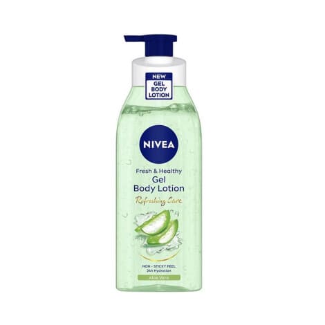 Nivea Fresh And Healthy Gel Body Lotion Aloe Vera 390ml