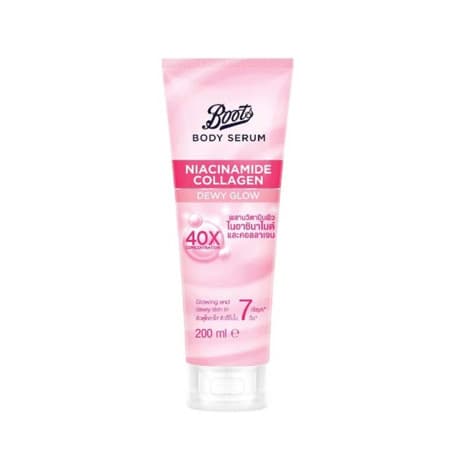 Boots Niacinamide Collagen Dewy Glow Body Serum 200 ml