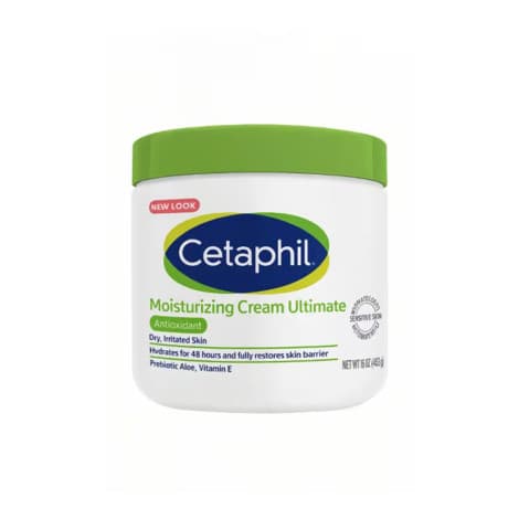 Cetaphil Moisturizing Cream Ultimate Antioxidant For Dry Irritated Skin 453g