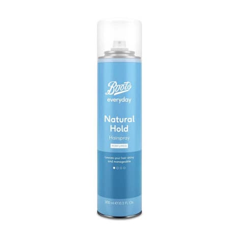 Boots Natural Hold Hairspray Perfumed 300ml
