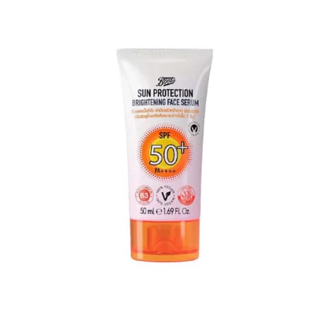 Boots Sun Protection Brightening Face Serum SPF50+ 50ml