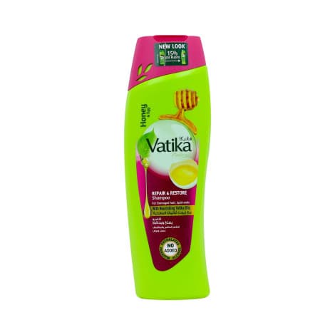 Vatika Naturals Honey & Egg Repair & Restore Shampoo 400ml (New Packaging)
