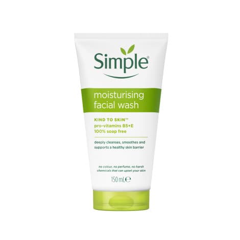 Simple Kind to Skin 100% Soap Free Moisturising Face Wash 150ml