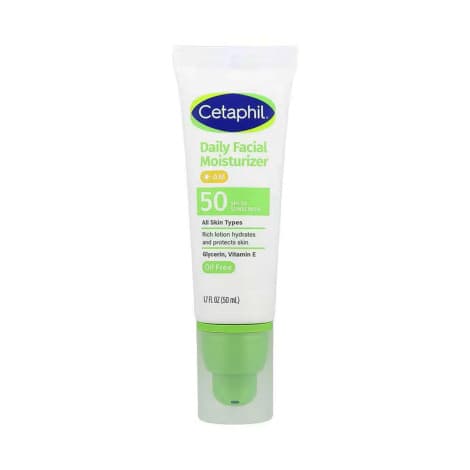 Cetaphil Daily Facial Moisturizer Sunscreen SPF 50+ 50ml