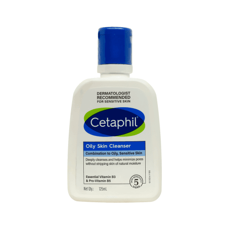 Cetaphil Oily Skin Cleanser Combination to Oily, Sensitive Skin 125ml